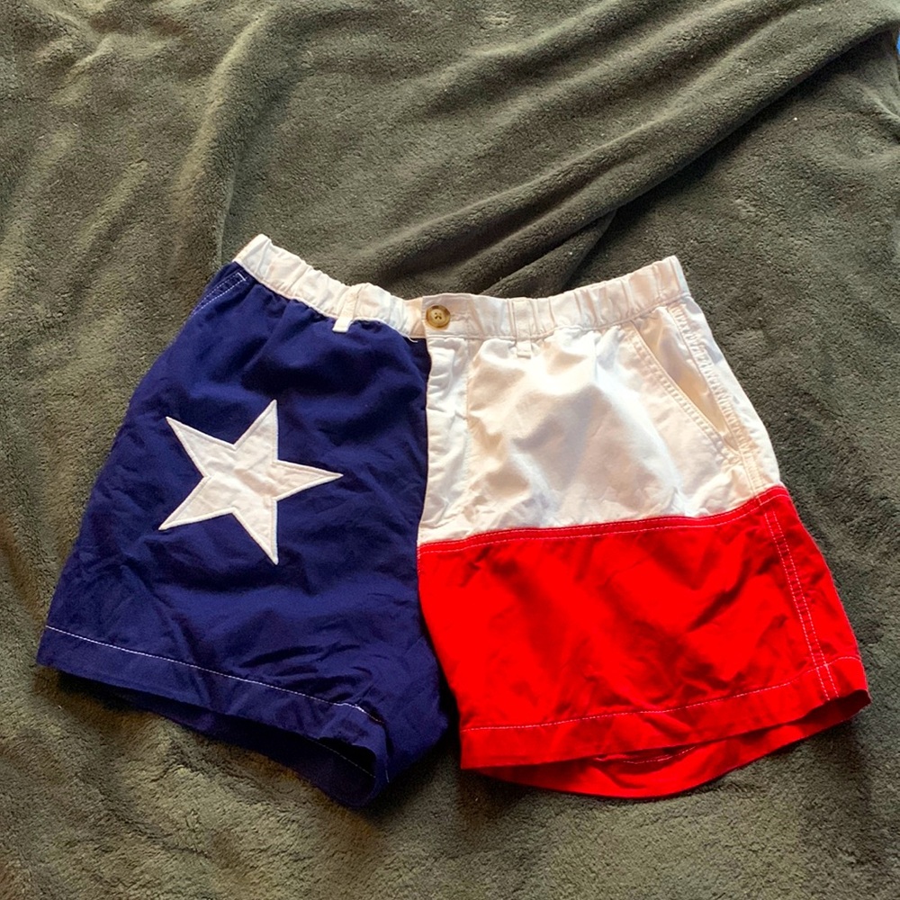 Chubbies Originals Texas Flag 5.5" Elastic Waist Casual Shorts